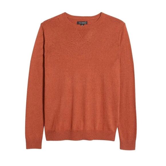 Treasure & Bond - Cotton & Cashmere Crew Sweater in Rust, Men’s “XL” NWT(B35) - Picture 5 of 11